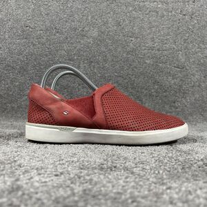 Dizik Women's Red Perforated Loafers